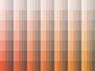Πίνακας χρωμάτων από το χρωματολόγιο Inspired της Kraft paints (πορτοκαλί αποχρώσεις) - Κάντε κλικ στην εικόνα για να κλείσει
